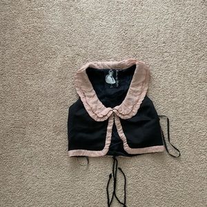 Twelve By Twelve Black And Pink Vest Size : Small.